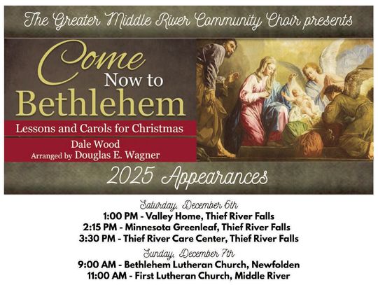 Come Now to Bethlehem” with The Greater Middle River Community Choir