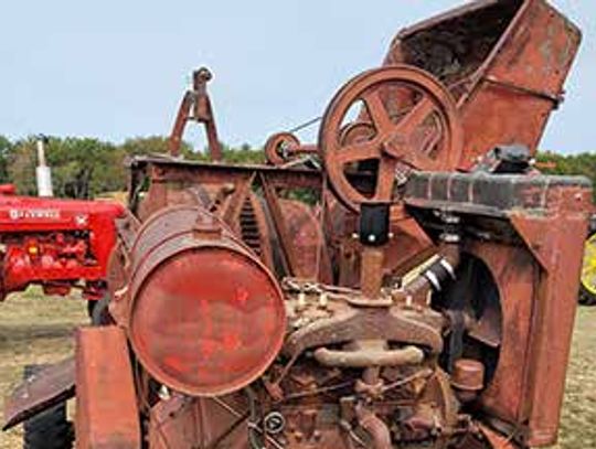 David Gram donates Cement Mixer to Northland Threshing Bee