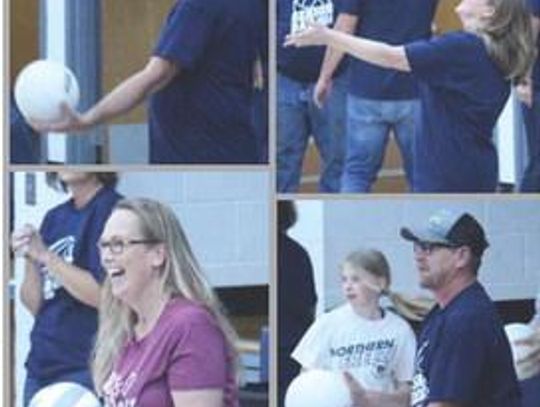 Freeze Parents get Behind the Volleyball