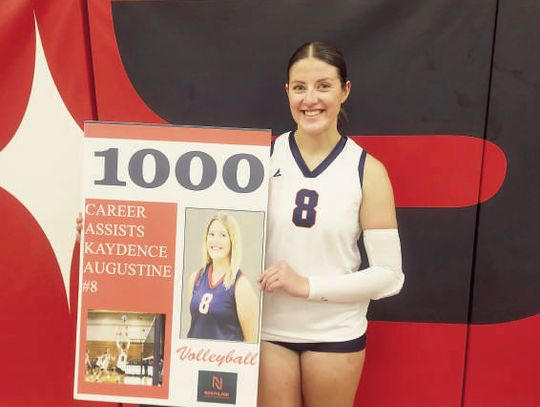 Kaydence Augustine, MCC Graduate reaches 1000 assists at Northland Community & Technical College