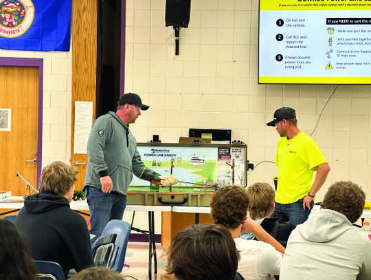 Lafayette High School Seniors Participate in Power Line Safety Presentation