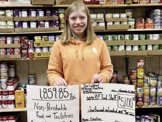 Local Teen's Food Drive Hits Sixth Year, Sets New Records in 2024 — Community Support Needed Again in 2025