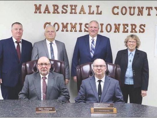 Marshall County Commissioners Reorganized in 2023