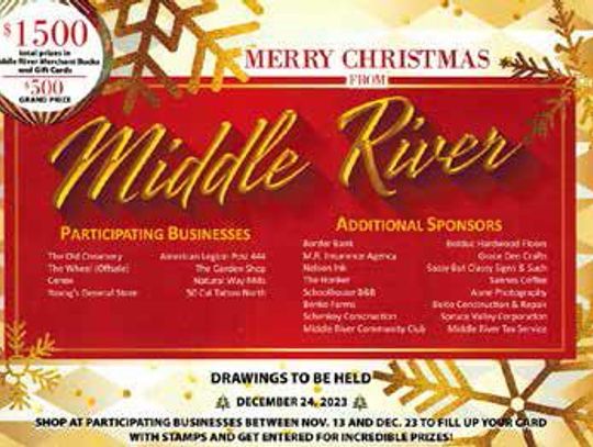 Prizes Awarded for “Merry Christmas  from Middle River”