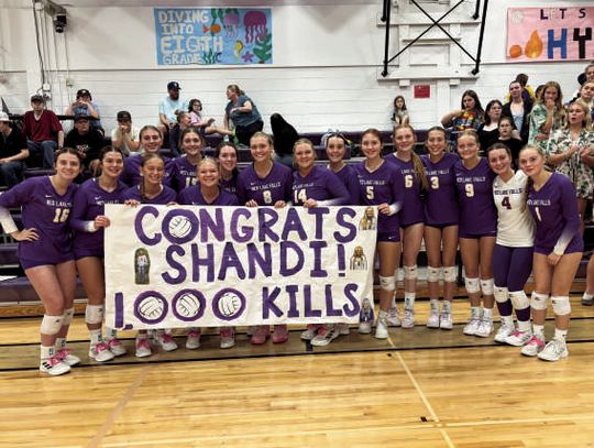 RLF Senior Shandi Nelson achieves 1,000th kill!