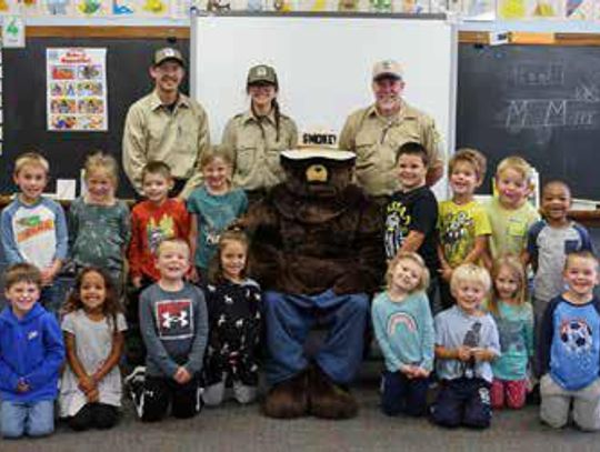 Smokey Visits Badger Kindergarten