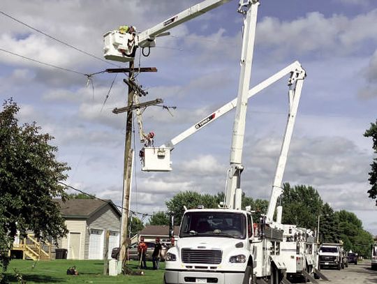 Strong storms came through Red Lake Falls on Thursday, August 7, causing damage in many places