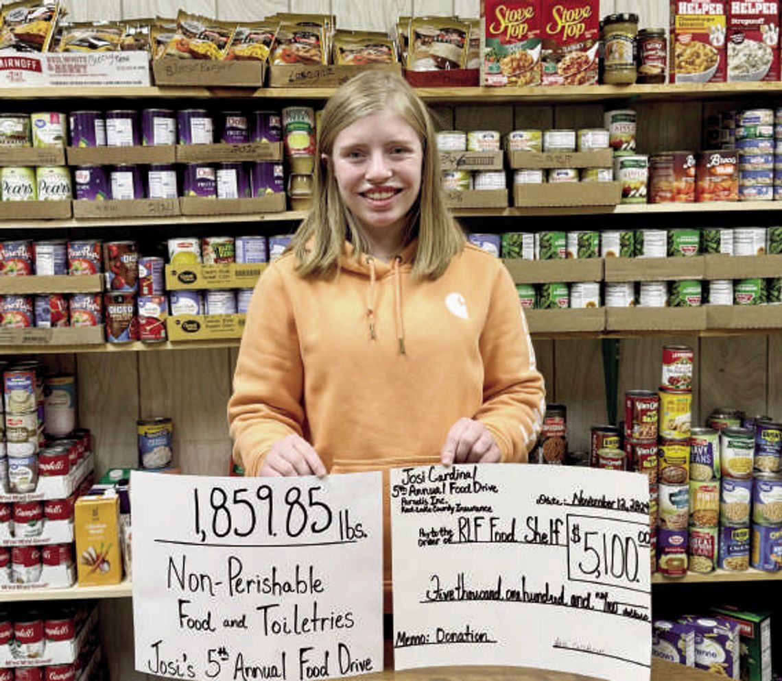 Local Teen's Food Drive Hits Sixth Year, Sets New Records in 2024 — Community Support Needed Again in 2025