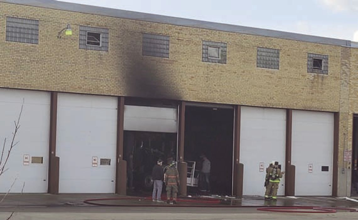 MCC Bus Sustains Smoke Damage From Warehouse Fire