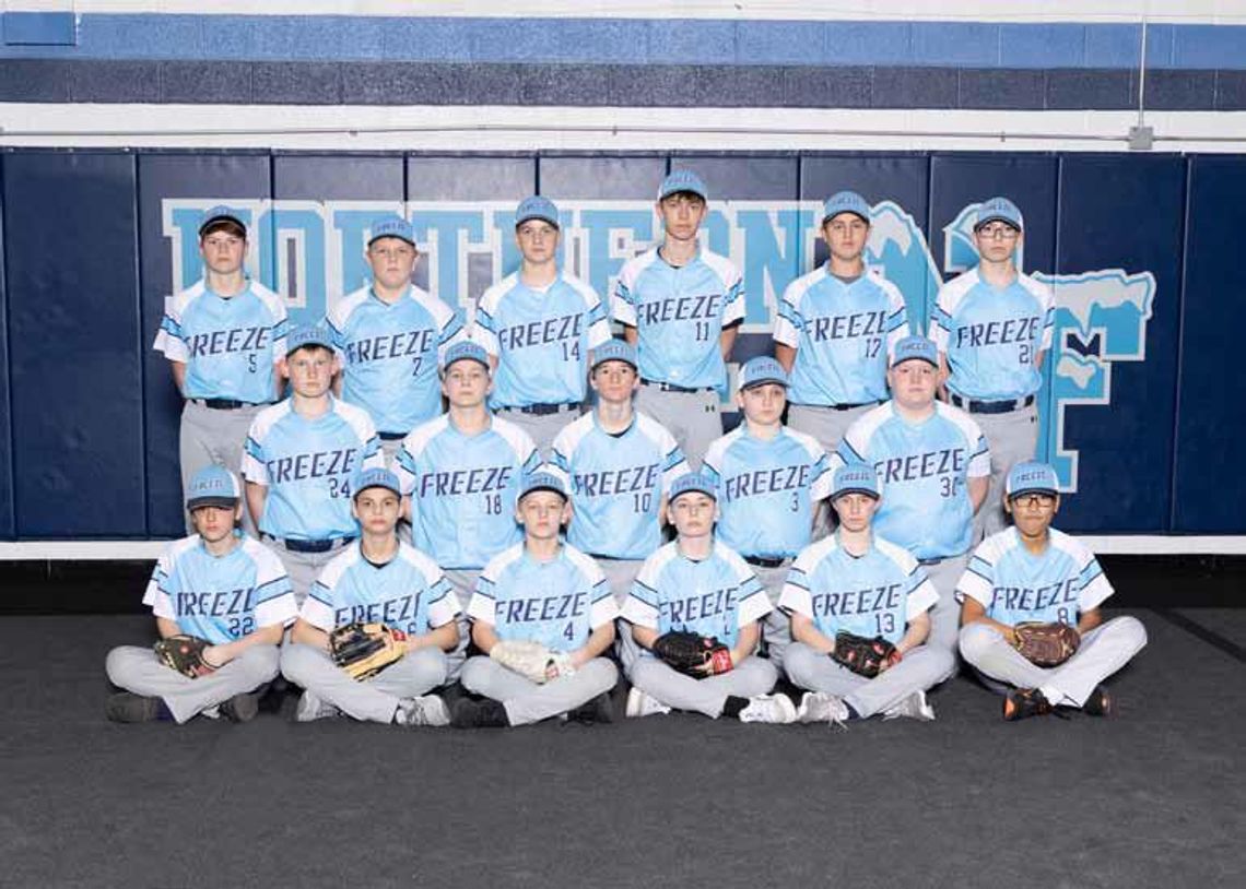 Northern Freeze Junior High baseball